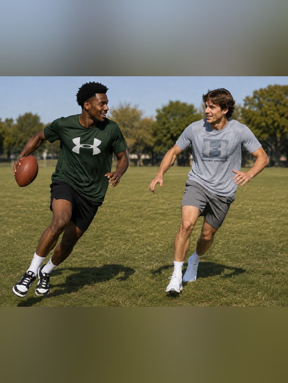 Under Armour Lot of (2) Short Sleeve Loose Fit Athletic T-shirts Workout Men's M